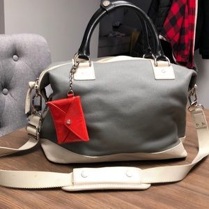 DVF crossbody duffel purse